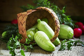 新鲜小西葫芦图片