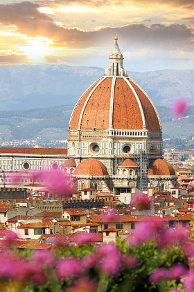 在春天时，托斯卡纳，意大利佛罗伦萨