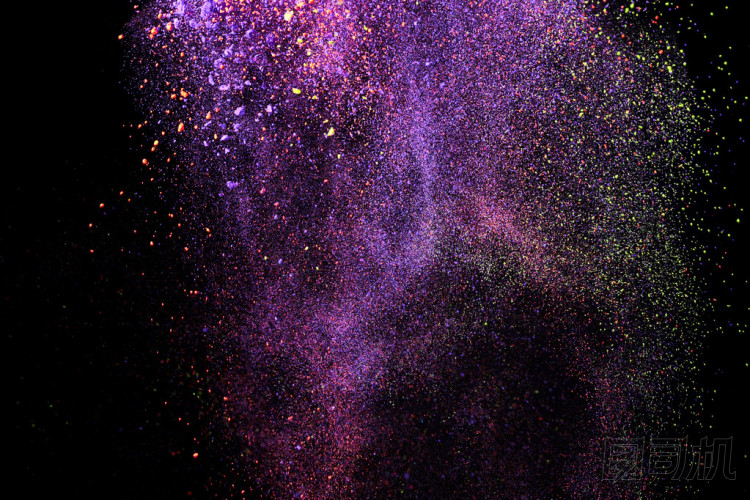 飛濺的背景上的油漆