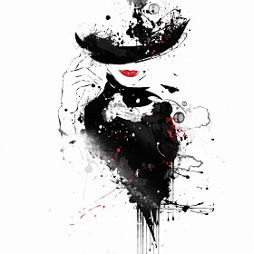 现代少女 grunge 背景