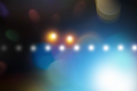 抽象的黑暗景灯背景