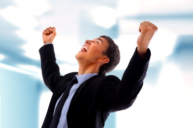 充滿活力的商人照片