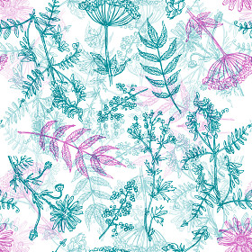 波西米亚风格花照片