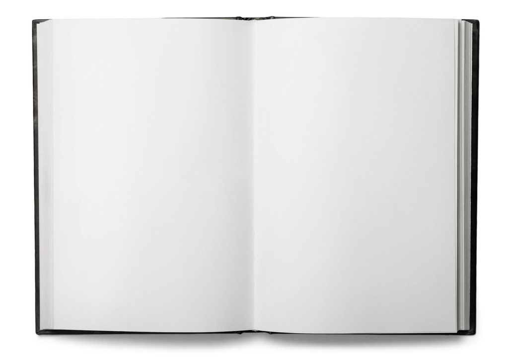 打开空白笔记本 图片