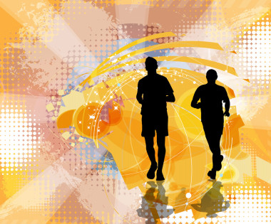 馬拉松，運動圖