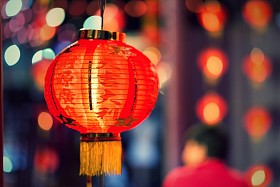 灯的中国新的一年，中国的灯