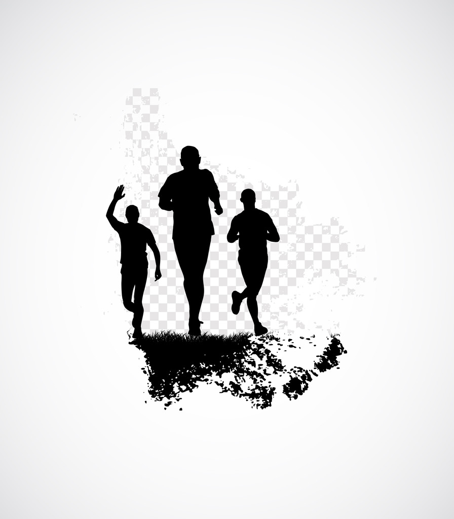 慢跑，运动图