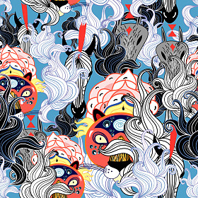 与动物自然的纹理