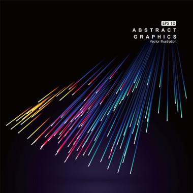 点和线组成的径向抽象图形.图片