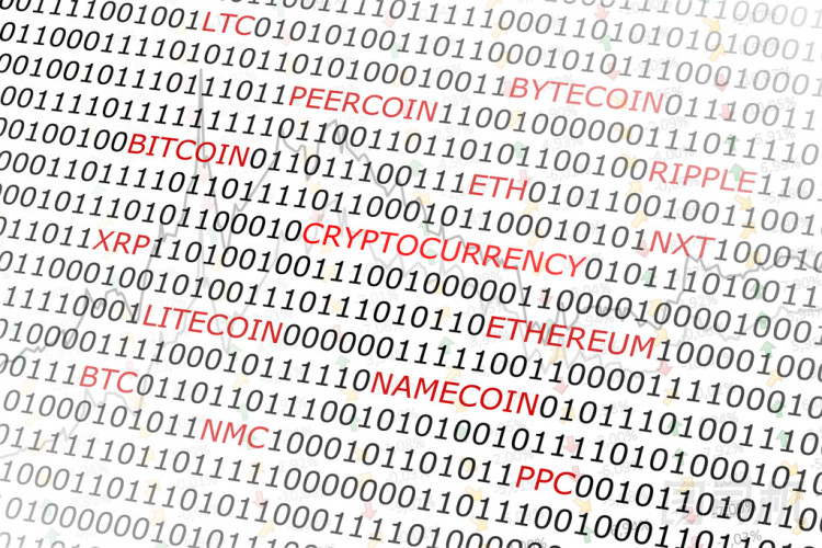 加密的貨幣背景圖片