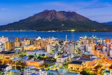 日本鹿兒島天際線圖片