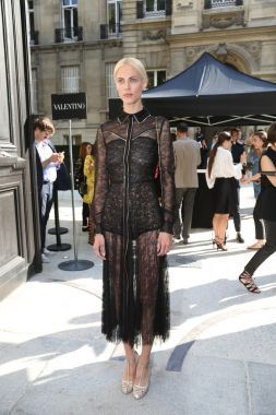 Emmeline Wallard attends Valentino Haute Couture