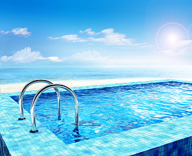 游泳池图片