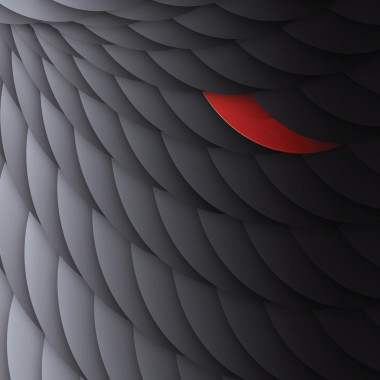 黑眼圈与明亮的红色：抽象历史载体