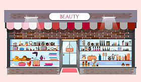 美存储时尚店建设展示时髦的衣服