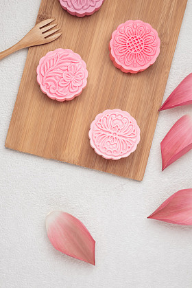 中国中期秋天节日食品照片