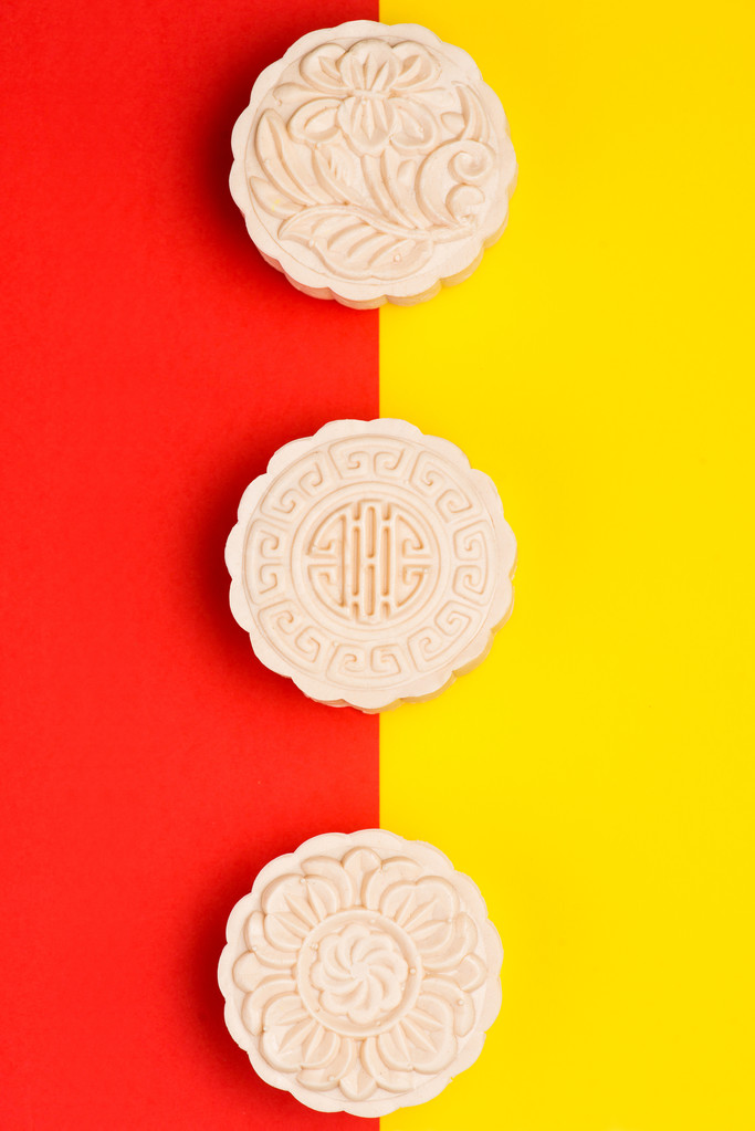 雪皮月饼 图片