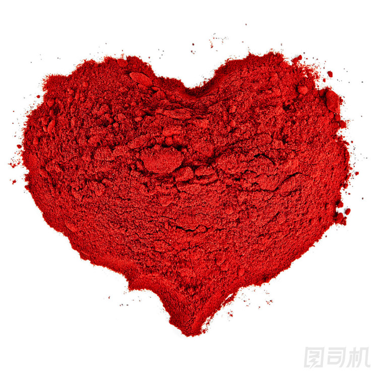 心的形狀做成細(xì)紅