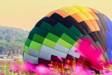 彩色熱氣球 