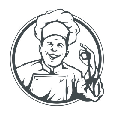 厨师显示确定在环