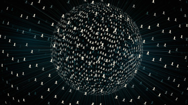 连接的男性和女性的化身图片