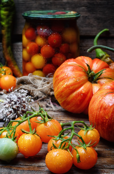 过冬的咸菜西红柿