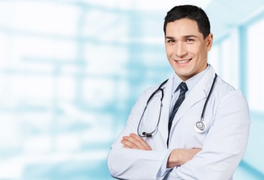 英俊的醫(yī)生肖像