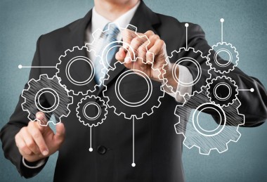 商人和分析符號圖片