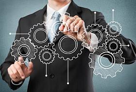 商人和分析符号图片