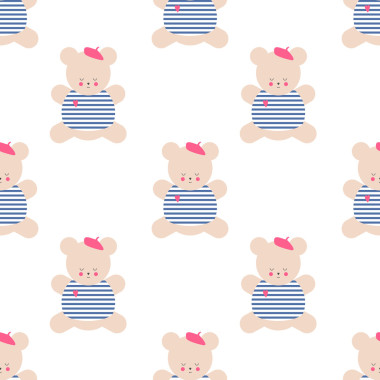 泰迪熊无缝模式