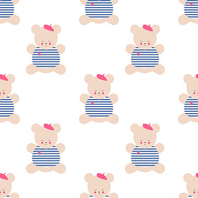 泰迪熊无缝模式