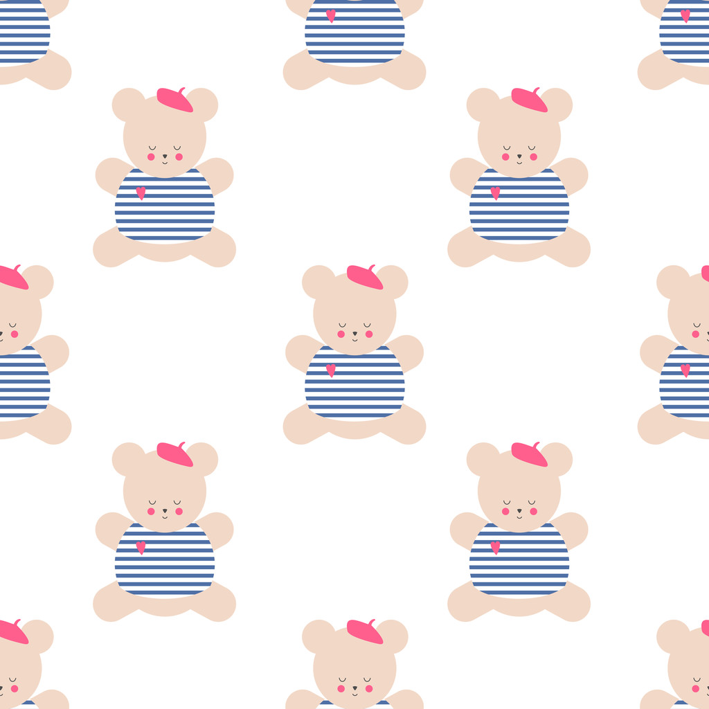 泰迪熊无缝模式