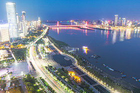 在武汉中国鸟视图图片