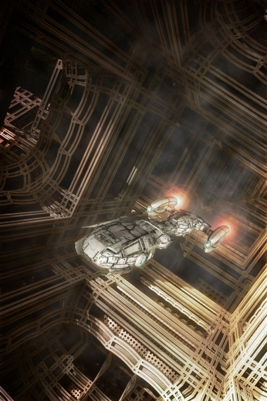 宇宙飞船在陌生的环境