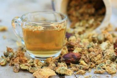 菊花茶和干圖片