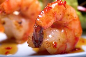 开胃菜虾仁图片