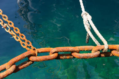 生銹的錨鏈