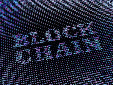Blockchain 字由十六進制數(shù) array.3d 圖