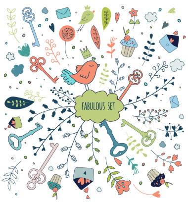 可愛的魔法集合