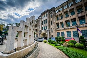 建筑物在圣托马斯大学，在桑帕洛克，马尼拉