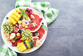 新鲜水果沙拉图片