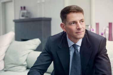 商人在家里的肖像