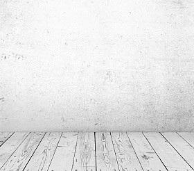 木地板和混凝土墙照片