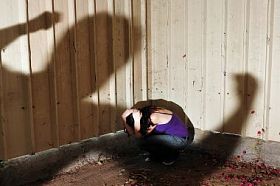 暴力受害者图片