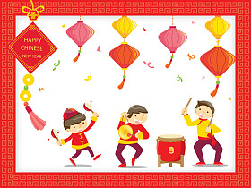 中国新年庆祝活动图片