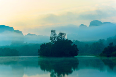 美麗的小島照片