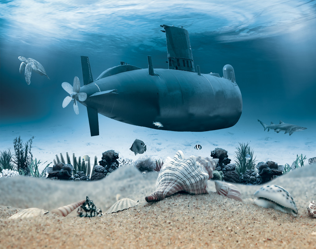 与潜艇的水下生活