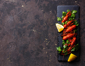 柠檬红煮小龙虾图片