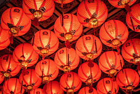 中国台北的灯笼图片