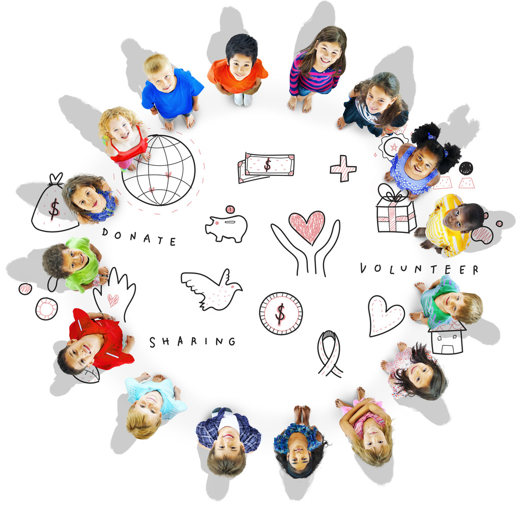 孩子们站成圈 孩子们站成圈